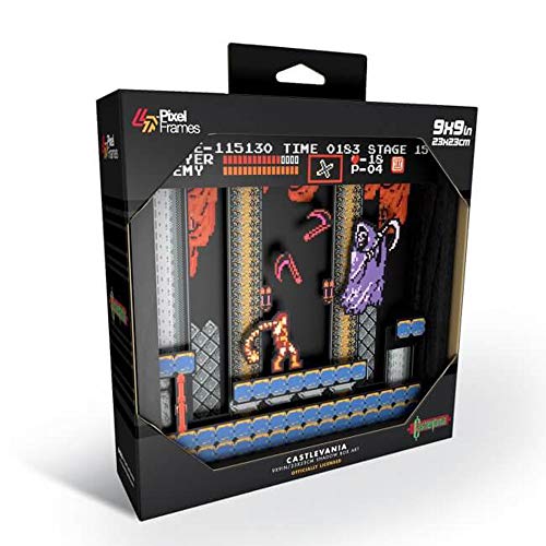 Pixel Frames Castlevania Grim Reaper NES Classic 9x9 inches Shadow Box Art (Big) (PF-KN-103)