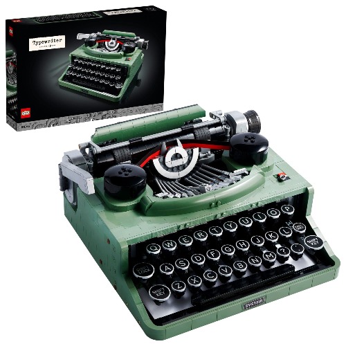 LEGO Ideas Typewriter 21327 Building Set for Adults, Collectible Retro Display Model, Creative Hobbies Unique Gift Idea - Frustration-Free Packaging