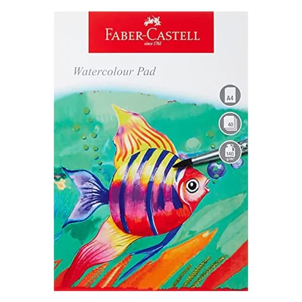 
                            Faber-Castell A4 Watercolour Pad
                        