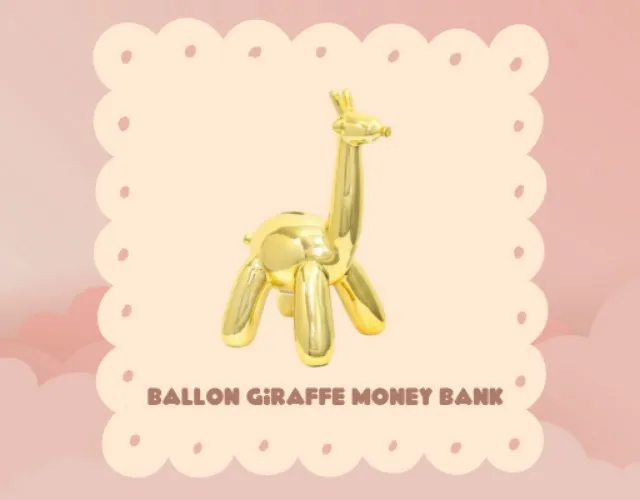 Balloon Money Bank Big Giraffe