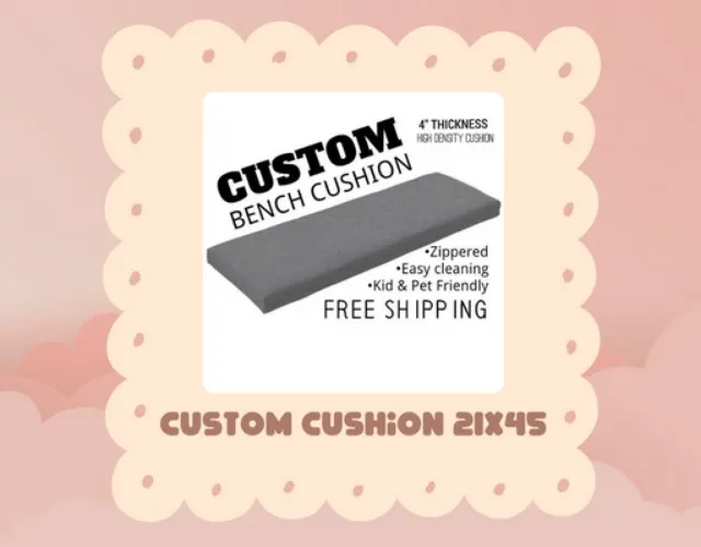 Custom Outdoor Cushion 21"x45"