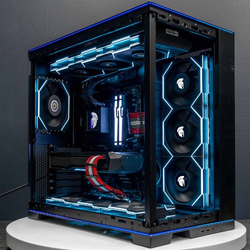 The Legatus - Intel - Black - GeForce RTX 5080 / 96GB Kingston Fury Renegade RGB DDR5-6400 CL32 / 4TB Kingston Fury Renegade NVMe SSD (7300 Mb/s Read)