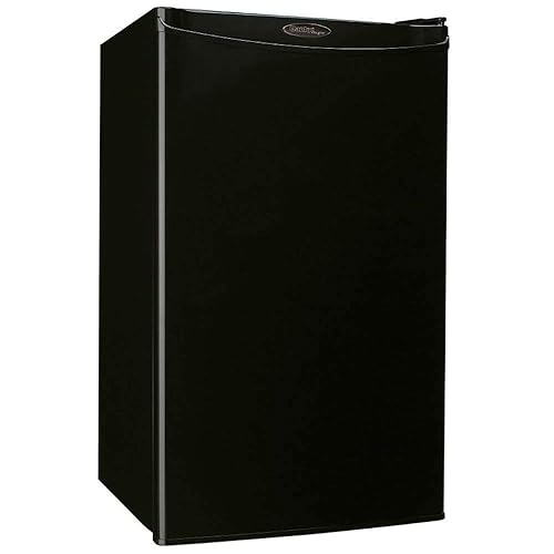 Danby Designer Mini Fridge, 3.2 CuFt., Black - Black - Refrigerator
