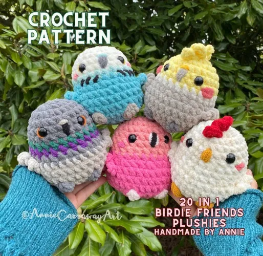 20 in 1 Bird Crochet Patterns