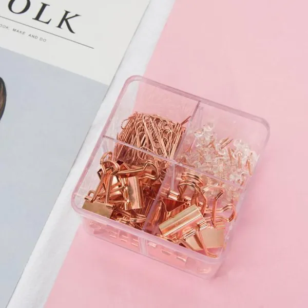 Rose Gold Multi-Clip Set