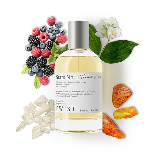 Twist - Stars No. 17 - Eau De Parfum Inspired by Burb. Her, Long-Lasting Perfume For Women, Paraben Free, Vegan, Clean Ingredients, Fragrance - Spray 100 ml | 3.4 fl. oz. - Stars No. 17 - Inspired by Her - 3.4 Fl Oz (Pack of 1)