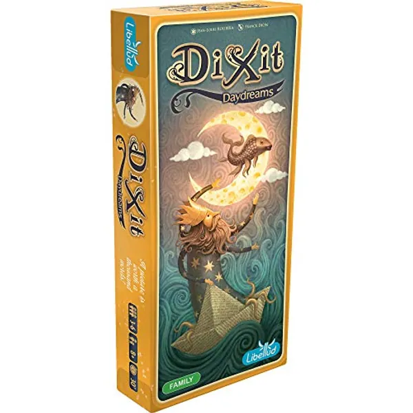 Dixit Daydreams Board Game EXPANSION - Surreal Artistry with 84 Enigmatic Cards! Creative Storytelling Game, Family Game for Kids & Adults, Ages 8+, 3-6 Players, 30 Min Playtime, Made by Libellud