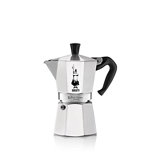 Bialetti Moka Express 6 Cup, 1 EA, silver, 6800 - 6 Cups - Espresso Maker