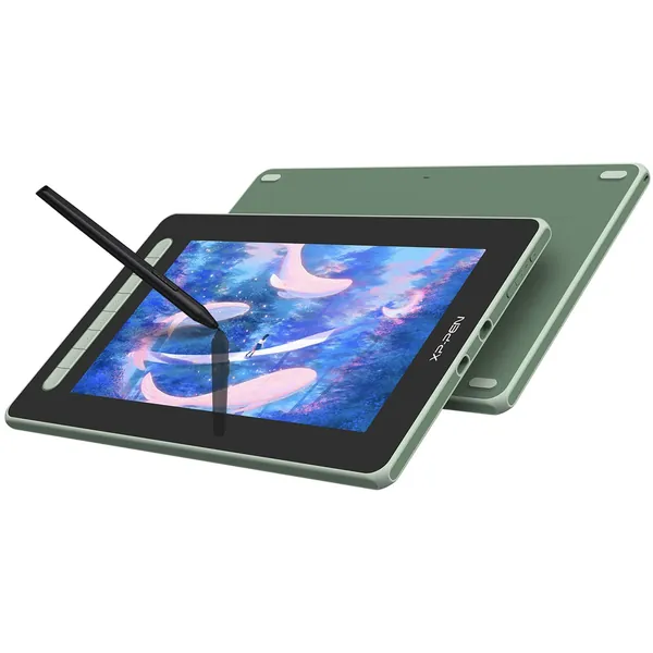 XP-PEN Artist 12 (2nd Gen) Drawing Tablet with Screen, Graphics Pen Display with 11.6 Inches Full-laminated Screen, X3 Elite Stylus, Supports Windows, Mac OS, Android, Chrome OS and Linux (Green)