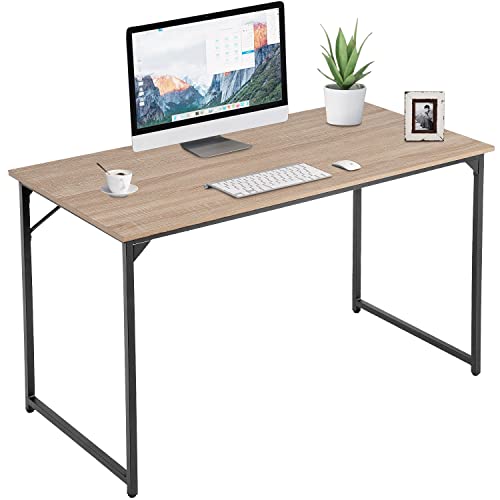 PayLessHere 47 inch Computer Desk Modern Writing Desk, Simple Study Table, Industrial Office Desk, Sturdy Laptop Table for Home Office, Nature - 47 inch - Nature
