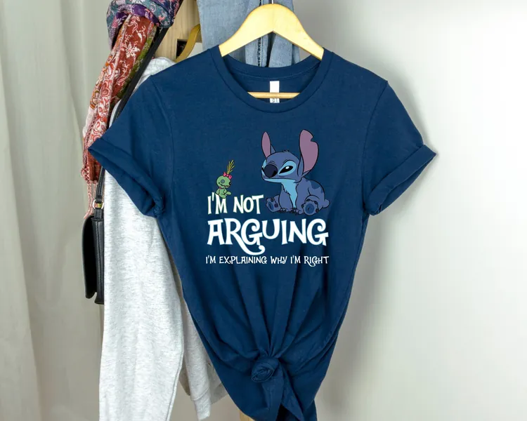 Stitch I'm Not Arguing Shirts, Kids Stitch Shirts, Stitch Shirts, Funny Kids Disney Shirt, Disney World Shirts for Kids, Disney Stitch shirt