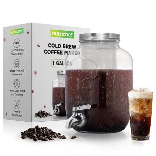 1 Gallon Glass Cold Brew Coffee Maker