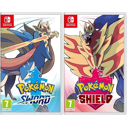 Pokemon Sword + Pokemon Shield - 2 Game Bundle - Nintendo Switch (European Version)