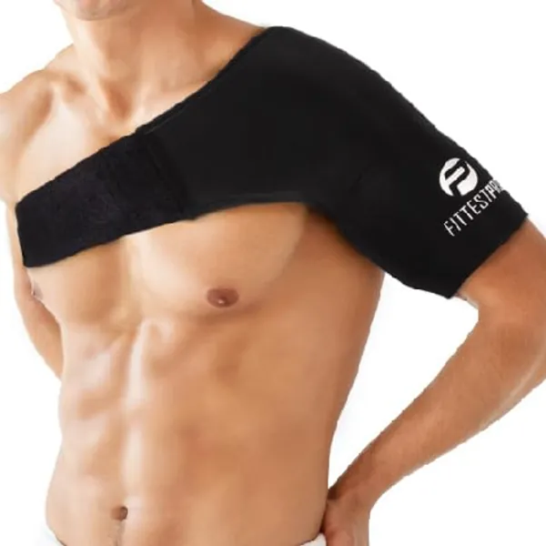 Shoulder Ice Pack Wrap (Single), Reusable Cold Therapy Wrap for Tendonitis, Swelling, Rotator Cuff, and Recovery - Shoulder