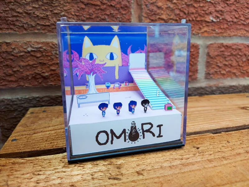 OMORI - Neighbour's Room - 3D Game Cube Diorama