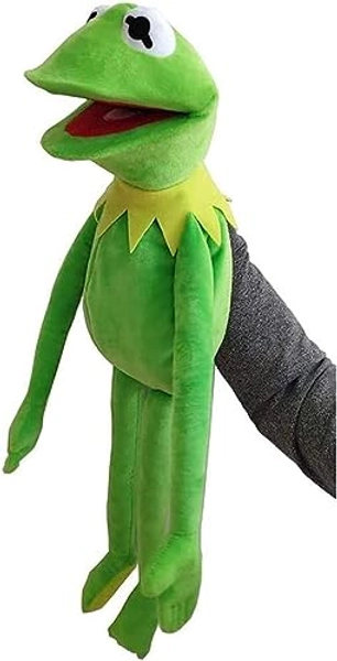 Akls Frog Plush Hand Puppet Comforting Hand Puppet,Plush Toy Sesame,Kermit The Frog Soft Toy,Frog Plush Stuffed Animal Doll,Plush Hand Puppet Toy,Educational Toy 16CM/ Green