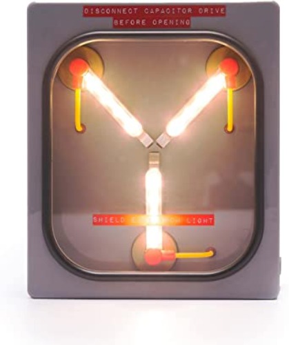 Back to the Future Flux Capacitor Replica 6-Inch USB Mood Light | Nightstand Table Lamp with LED Light for Bedroom, Desk, Living Room | Home Decor Room Essentials | '80s Toys, Gifts And Collectibles