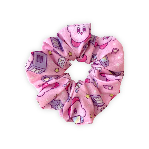 Kirby Anime Scrunchie (matte) - lite