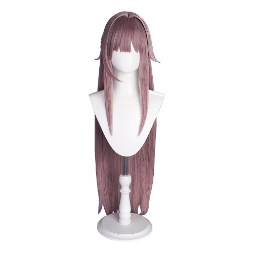 【Ready For Ship】DokiDoki Game Honkai: Star Rail Cosplay Herta Wig Long Straight Purple Pink Hair | Herta （Dark Ver.）