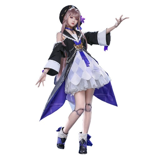DokiDoki-SR Game Honkai: Star Rail Cosplay Herta Cosplay Costume Dress/Shoes | Costume Only XL-PRESALE