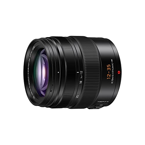 Panasonic LUMIX G Series Camera Lens, 12-35mm F2.8 Leica DG Vario-ELMARIT Interchangeable Lens for Mirrorless Micro Four Thirds Digital Cameras, Power O.I.S. - H-ES12035 Black - H-ES12035