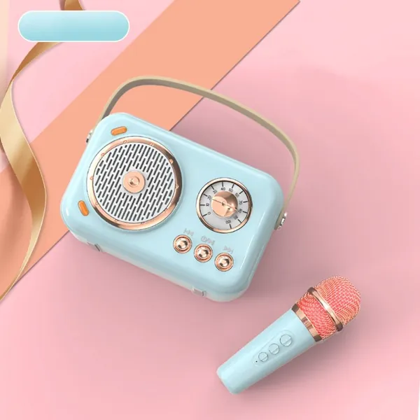 On-the-Go Mini Karaoke Machine - Sky Blue