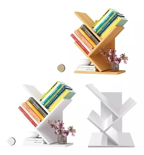 Librero Organizador En Diagonal Inclinado Con Repisa / Fn127