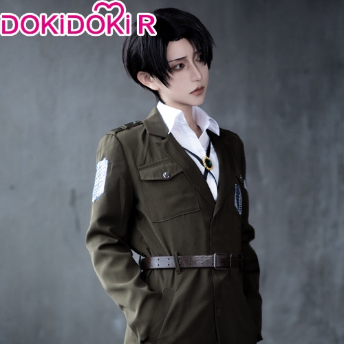 【Size S-3XL】DokiDoki-R Anime Attack on Titan Cosplay Survey Corps Cosplay Marley Costume Men | S