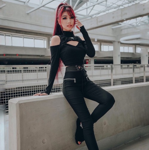 Toffee Zipper Detail Lace Up Pants | LARGE