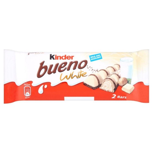 Kinder Bueno White - 39g - Pack of 3 (39g x 3 Bars)