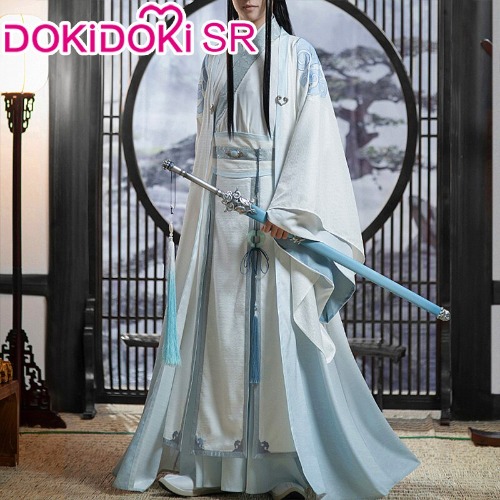 【Size S/XL Ready For Ship】DokiDoki-SR Anime Mo Dao Zu Shi Cosplay Costume Lan Wangji Adult Ver Dao Mo To Shi Lan Wang Ji Lan Zhan | XL / Costume and Coat-PRESALE