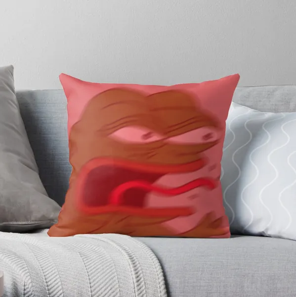 Pepe the frog - REEEEE | Throw Pillow