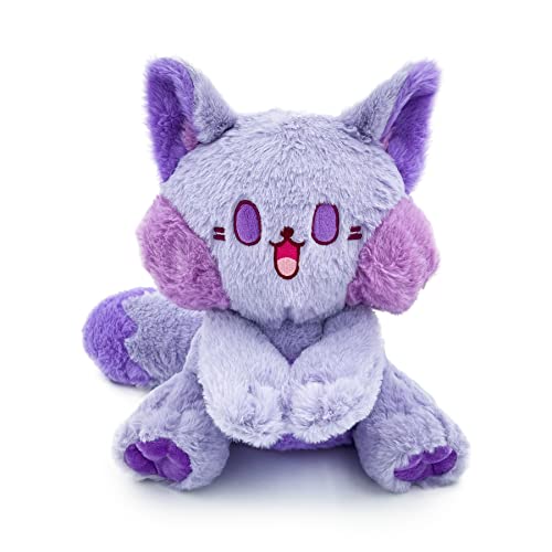 QCOTNG 19in Fox Stuffed Animals Toys, Soft Plush Toy for Kids,8 Colors,Best Gifts for Boys and Girls(1 Pack,19 inches with Tail) (Purple) - Purple
