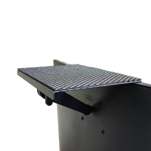 YOKEPO TV Top Shelf Mounting Bracket 8 Inch Flat Panel Mount Adjustable Mount on Monitors to Hold Cable Boxes, Apple TV, Camera, Streaming Devices, Media Boxes, Game Console and Home Decor, Black - 1 Pack