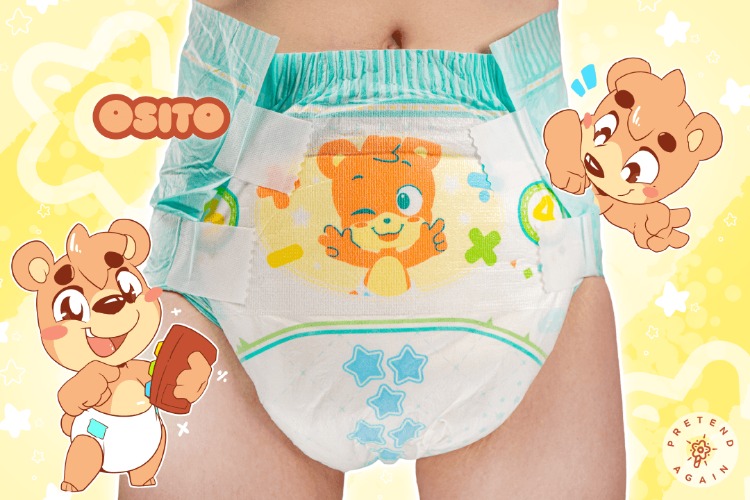 TryAgains Diapers | Large / Case - 40 Diapers