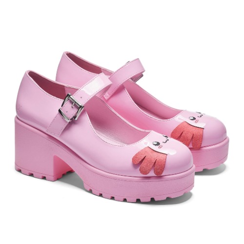Tira Mary Jane Shoes 'Aztec Axolotl Edition' | UK 8 / Pink