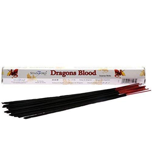 STAMFORD INC. 37123 Dragons Blood Incense Sticks, 20 Sticks x 6 Packs