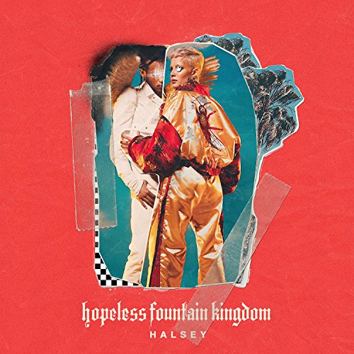 hopeless fountain kingdom Clear w/teal splatter