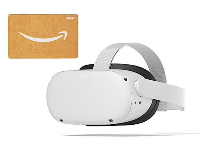 Meta Quest 2 — Advanced All-In-One Virtual Reality Headset — 256GB with $50 Amazon Gift Card - Headset + Gift Card - 256GB