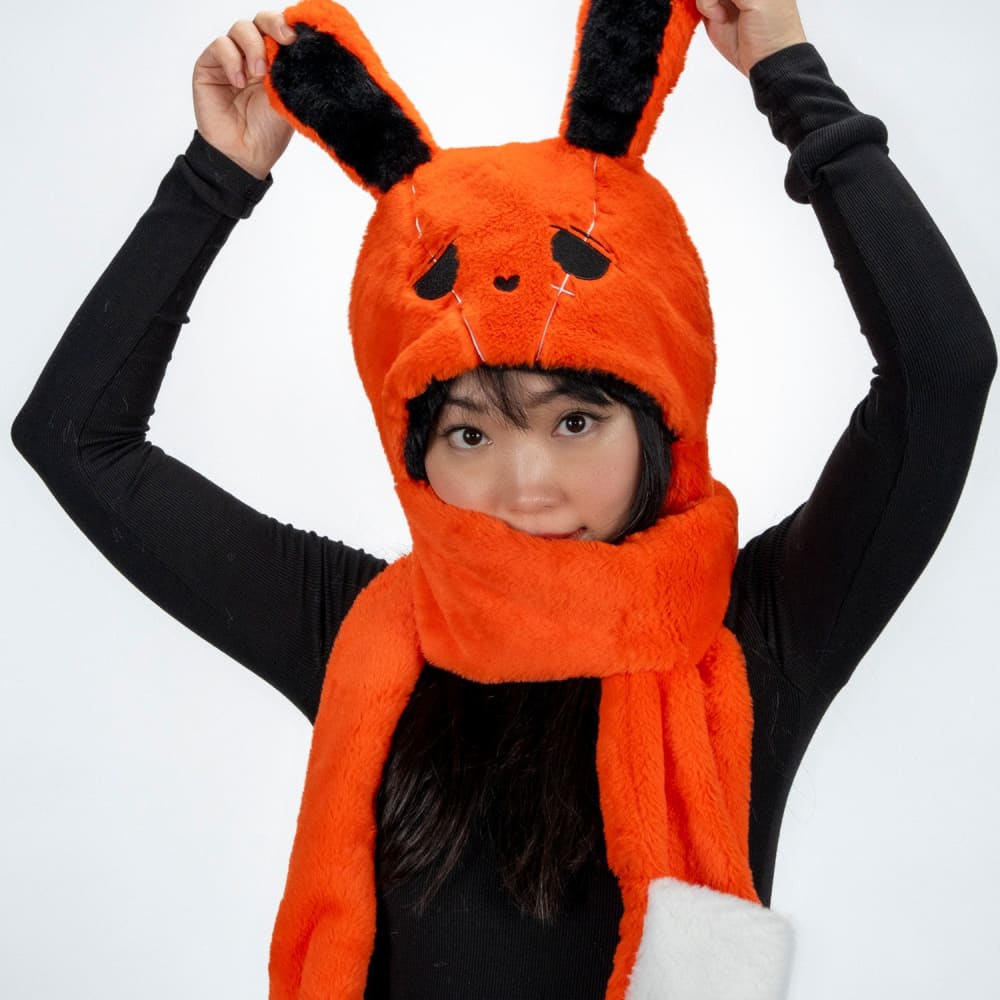 Scoodie Dreadful - Anxiety Rabbit Scarf Hoodie | Default Title