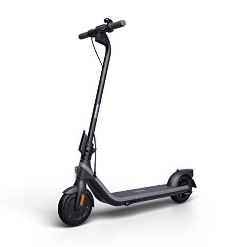Segway Ninebot E2/E2 Plus/E2 Pro/ES1L Foldable Electric Scooter W/t Powerful Motor, 12.4 & 15.5 Mph, Front Suspension (ES1L), Commuter Scooter for Adults, UL-2271 2272 Certified - E2 - 15.5 Miles