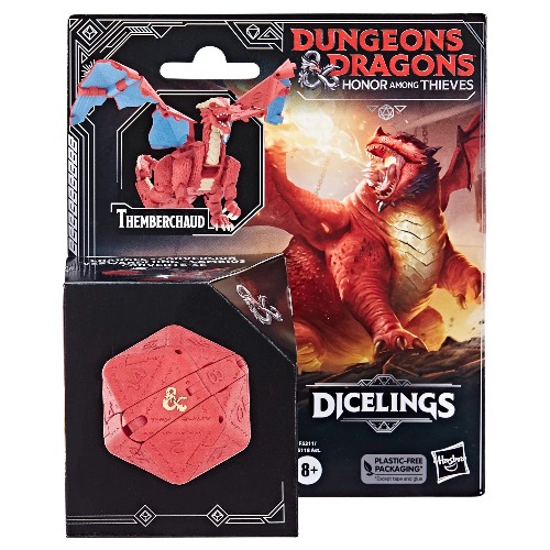 Hasbro Dungeons & Dragons Ehre unter Dieben D&D Dicelings Weißer Eulenbär, D&D Drachenspielzeug zum Sammeln, Owlbear Action-Figur
