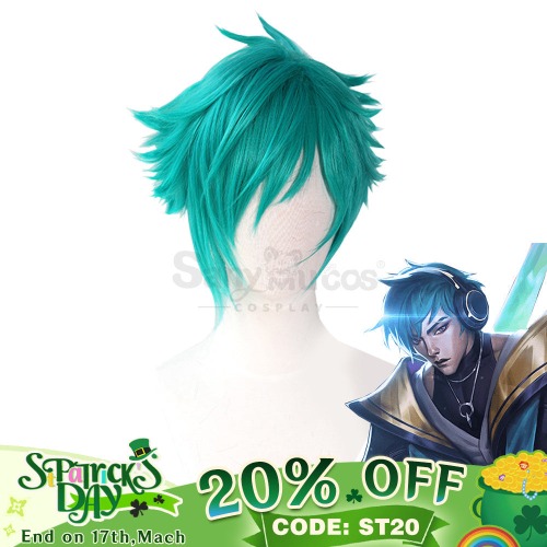 【St. Patrick's Day 20% OFF CODE:ST20 ON www.sanymucos.com】【In Stock】Game League of Legends Cosplay Heartsteel Aphelios Cosplay Wig