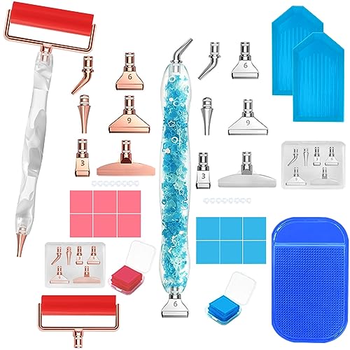 2 Set Diamond Art Painting Pen Accessories (Rose&Blue)