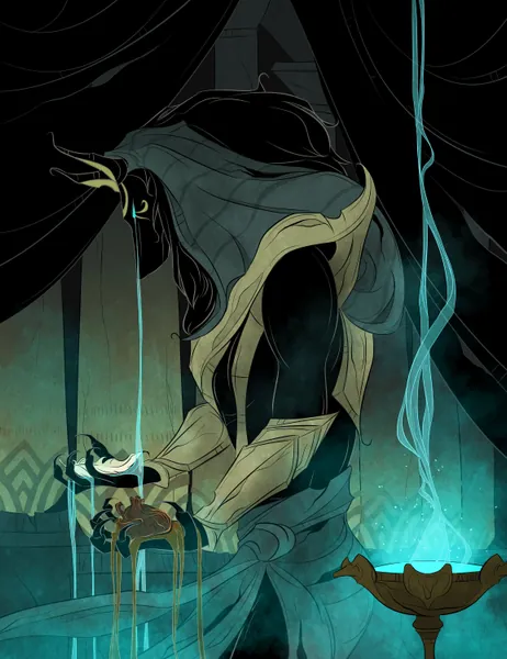 Anubis / Art Print / Egyptian / god / Egypt / underworld / death / gothic / goth / spooky / ankh / supernatural / dark / portrait / dog /