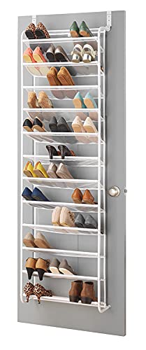 Over The Door Shoe Organizer - White