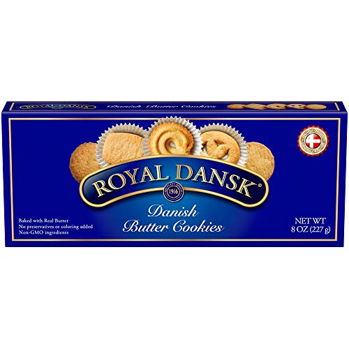 Royal Dansk Danish Butter Cookies Box, 8 Ounce - 8 Ounce (Pack of 1)