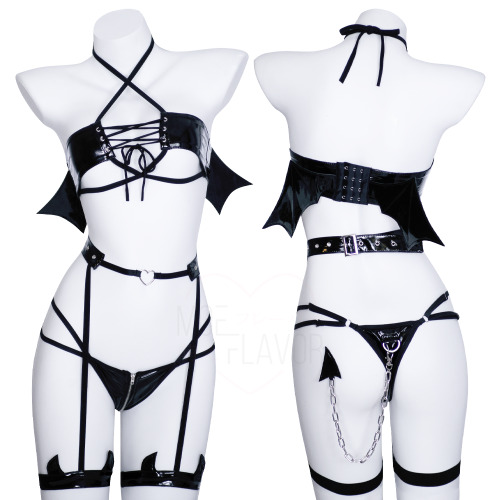 Hell Rider Succubus Lingerie - Black / XS/S