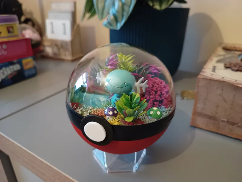 Wooper Handmade Pokéball Terrarium | Etsy
