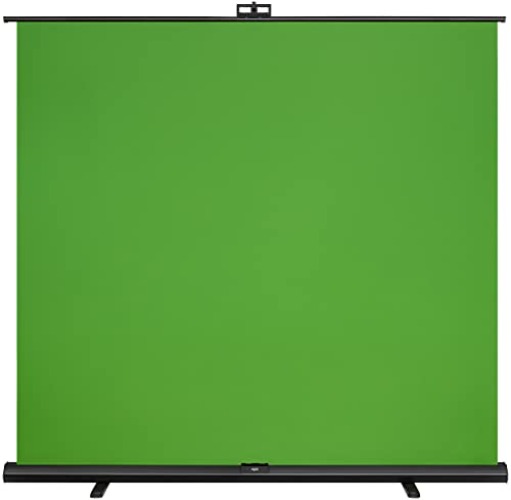 Elgato Green Screen XL - Extra Wide 79x72 Chroma Key Panel, Wrinkle-Resistant Fabric for Background Removal for Streaming, Video Conferencing, on Instagram, YouTube, TikTok, Zoom, Teams, OBS - Green Screen - Collapsible XL (79 x 72 in)